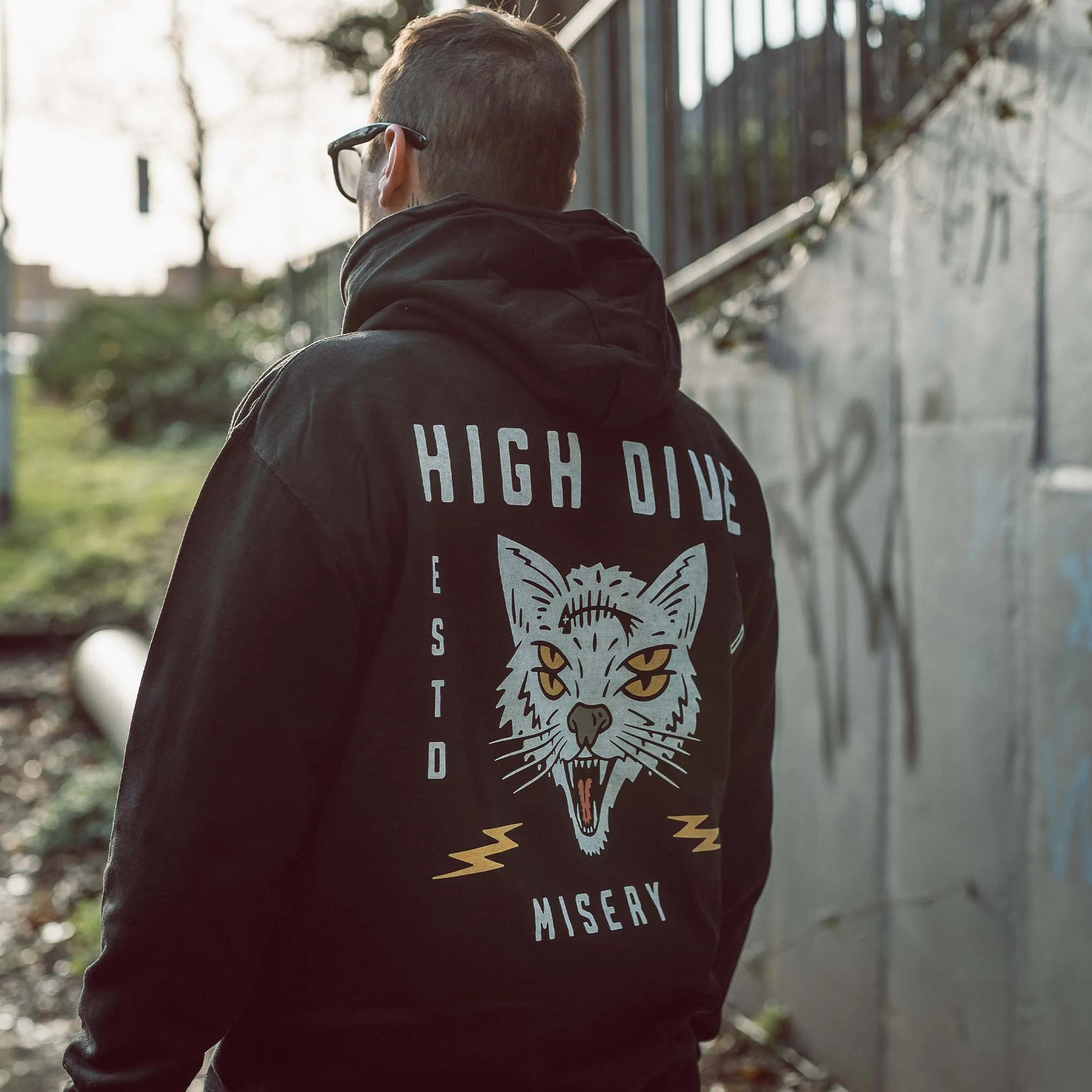 Misery Hoody sold by High Dive Apparel HDA product image thumbnail 3