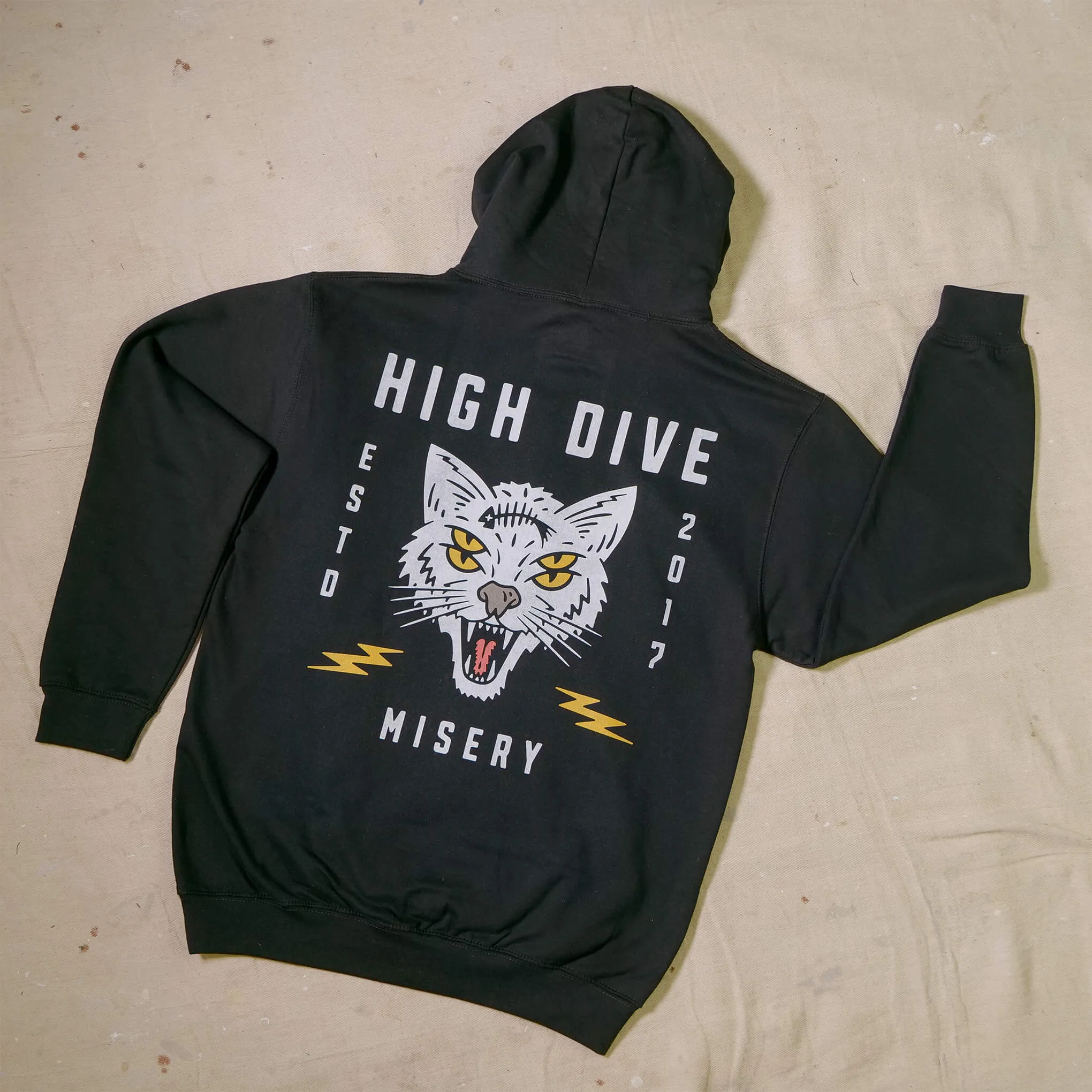 Misery Hoody sold by High Dive Apparel HDA product image thumbnail 4