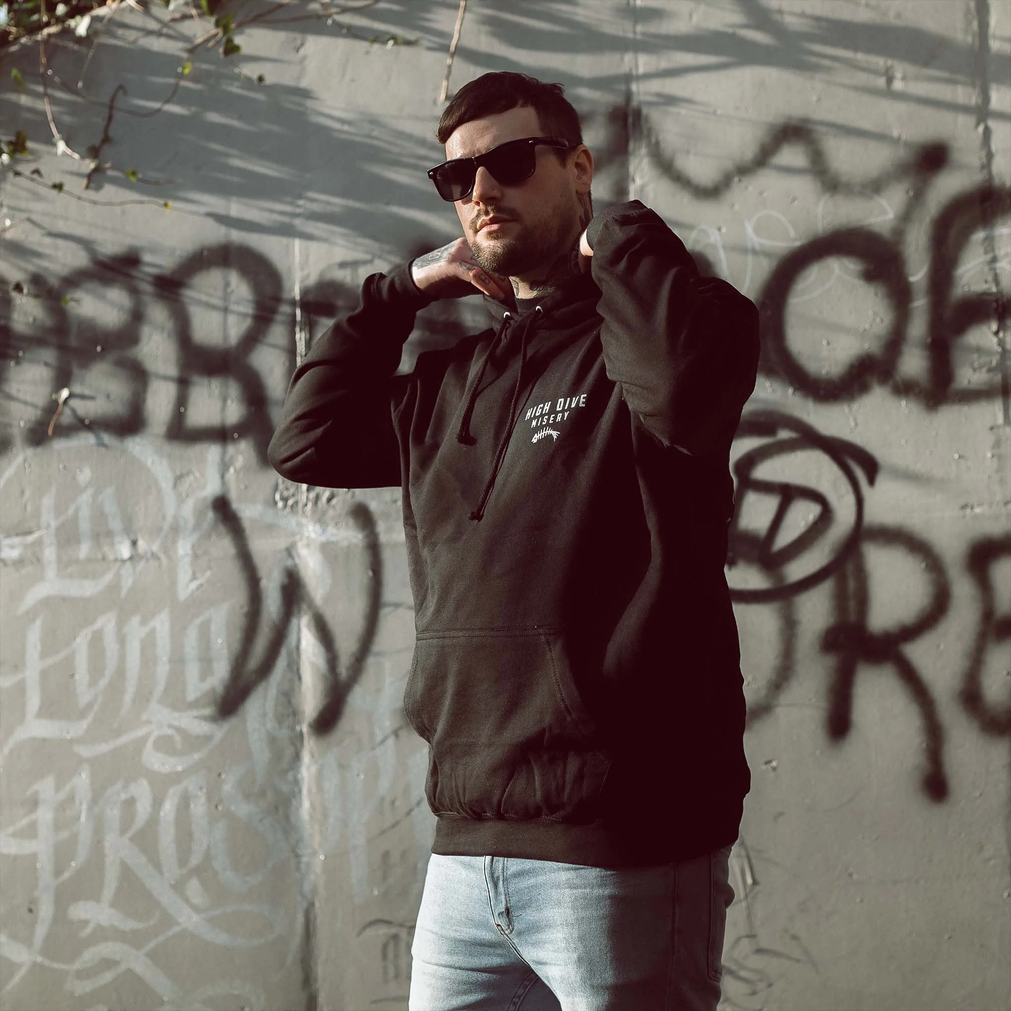 Misery Hoody sold by High Dive Apparel HDA product image thumbnail 2
