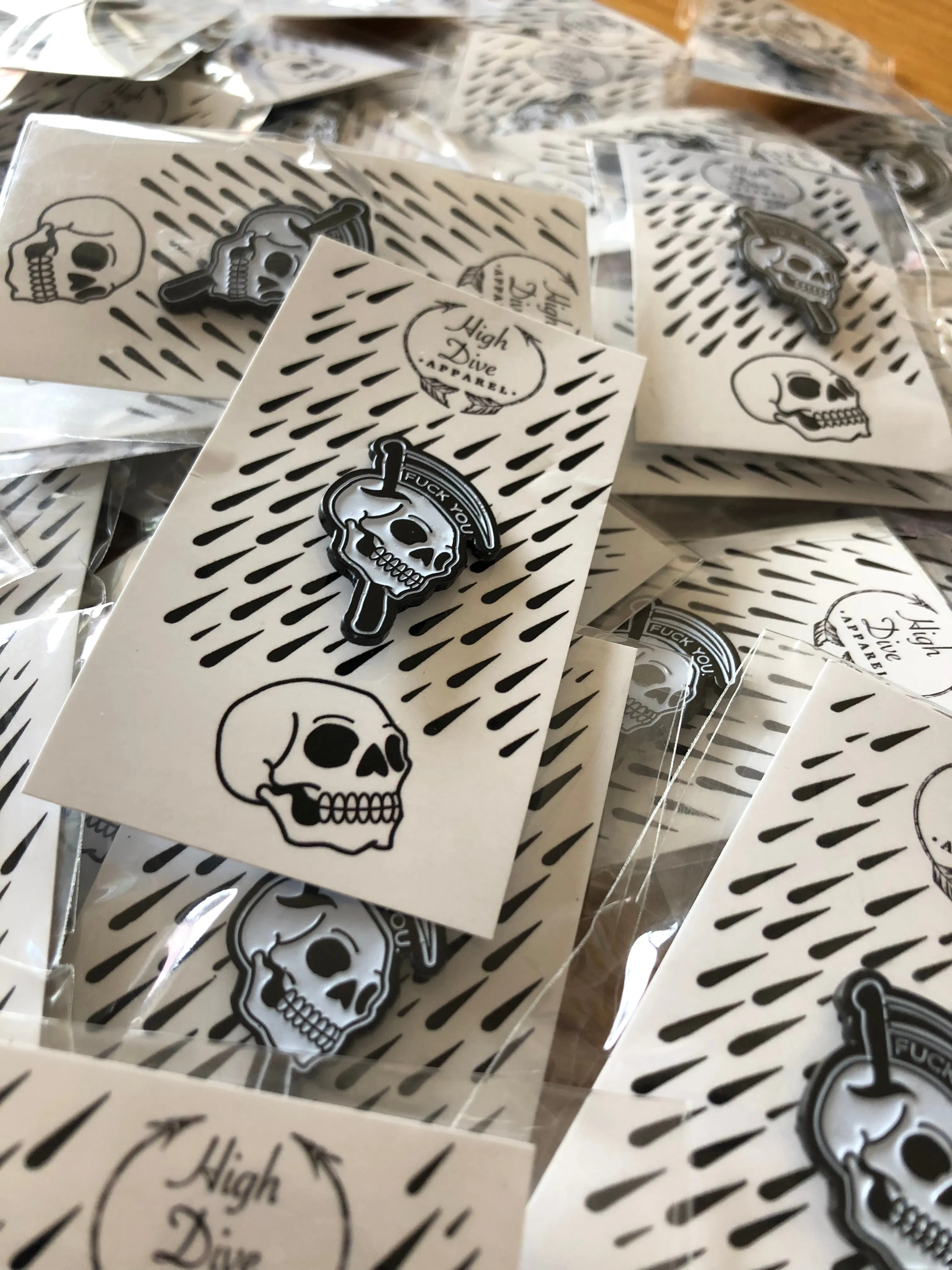 F*** You Pin sold by High Dive Apparel HDA product image thumbnail 4