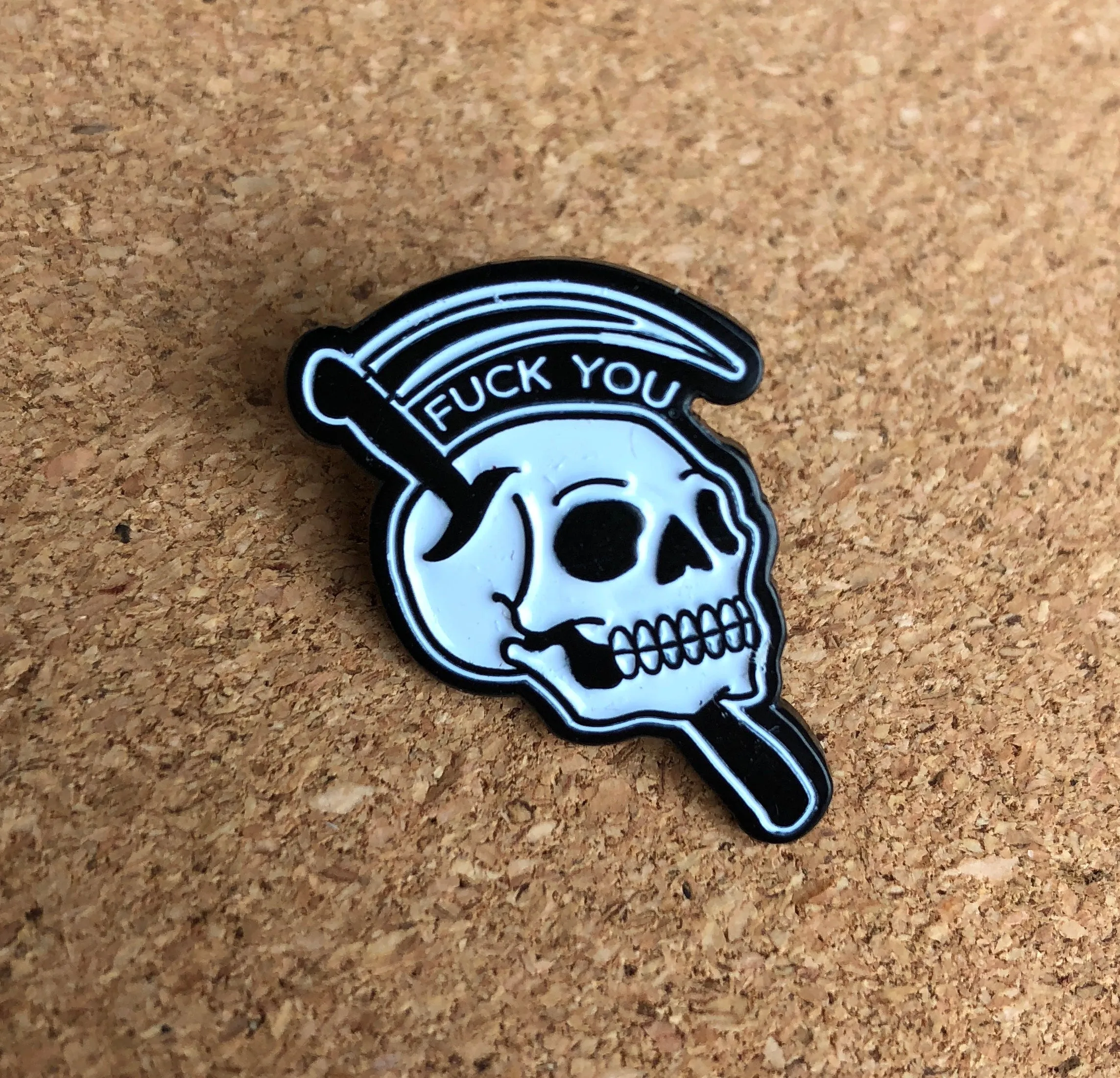 F*** You Pin sold by High Dive Apparel HDA product image thumbnail 2
