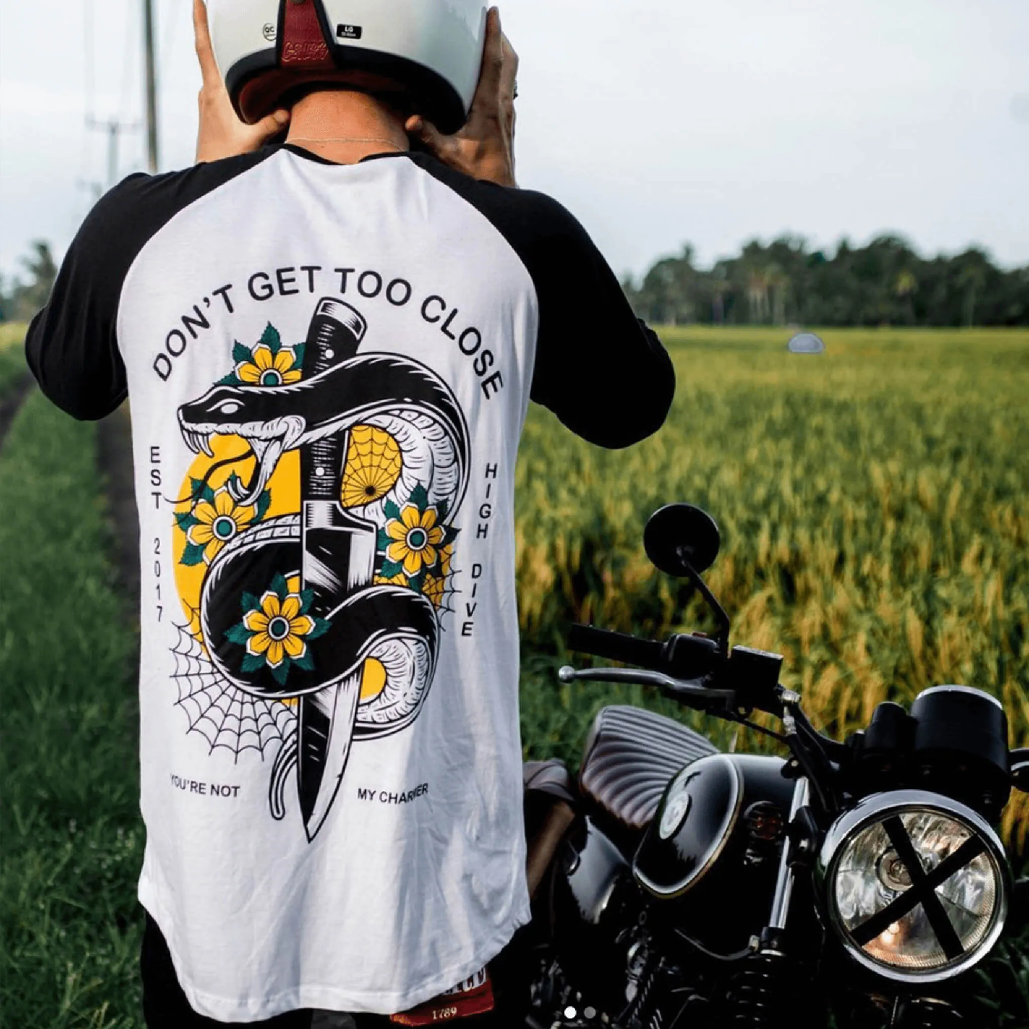 Charmer (Raglan & T-Shirt) sold by High Dive Apparel HDA product image thumbnail 3