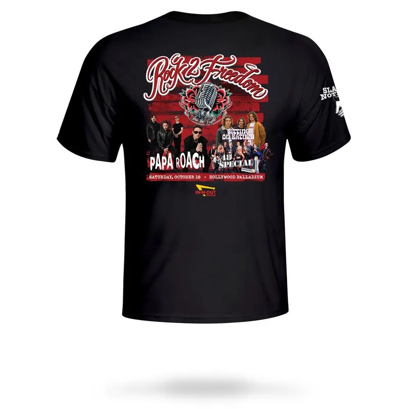 2025 Rock 2 Freedom Concert Tee sold by In-N-Out