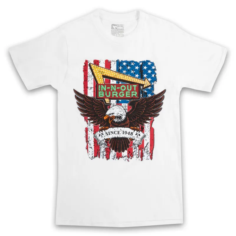 USA White Tee sold by In-N-Out
