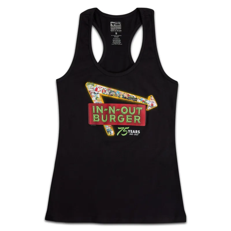 2024 75th Anniversary Women's Tank sold by In-N-Out