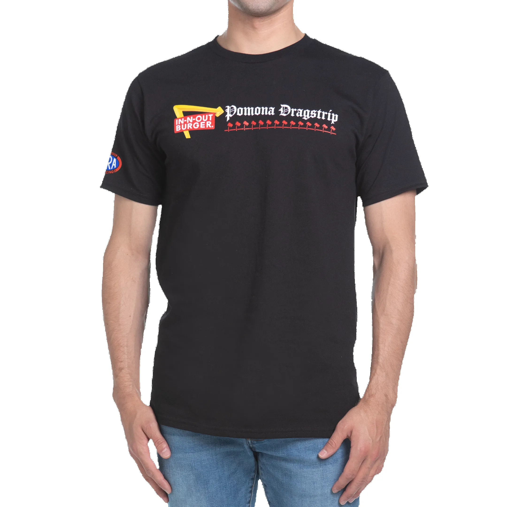 Pomona Dragstrip Tee Black sold by In-N-Out