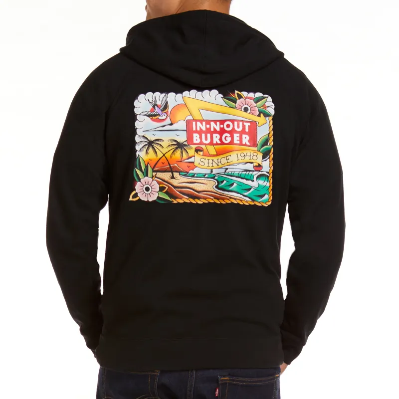 Retro Tattoo Zip-Up sold by In-N-Out