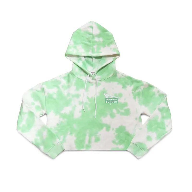TIE DYE CROPPED HOODIE sold by In-N-Out