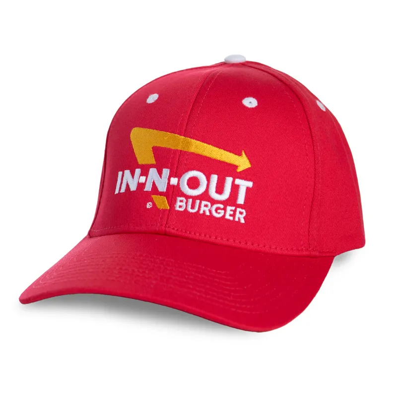 Twill Stretch Red Hat sold by In-N-Out
