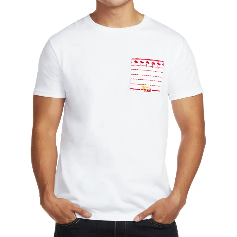 WHITE POCKET TEE sold by In-N-Out