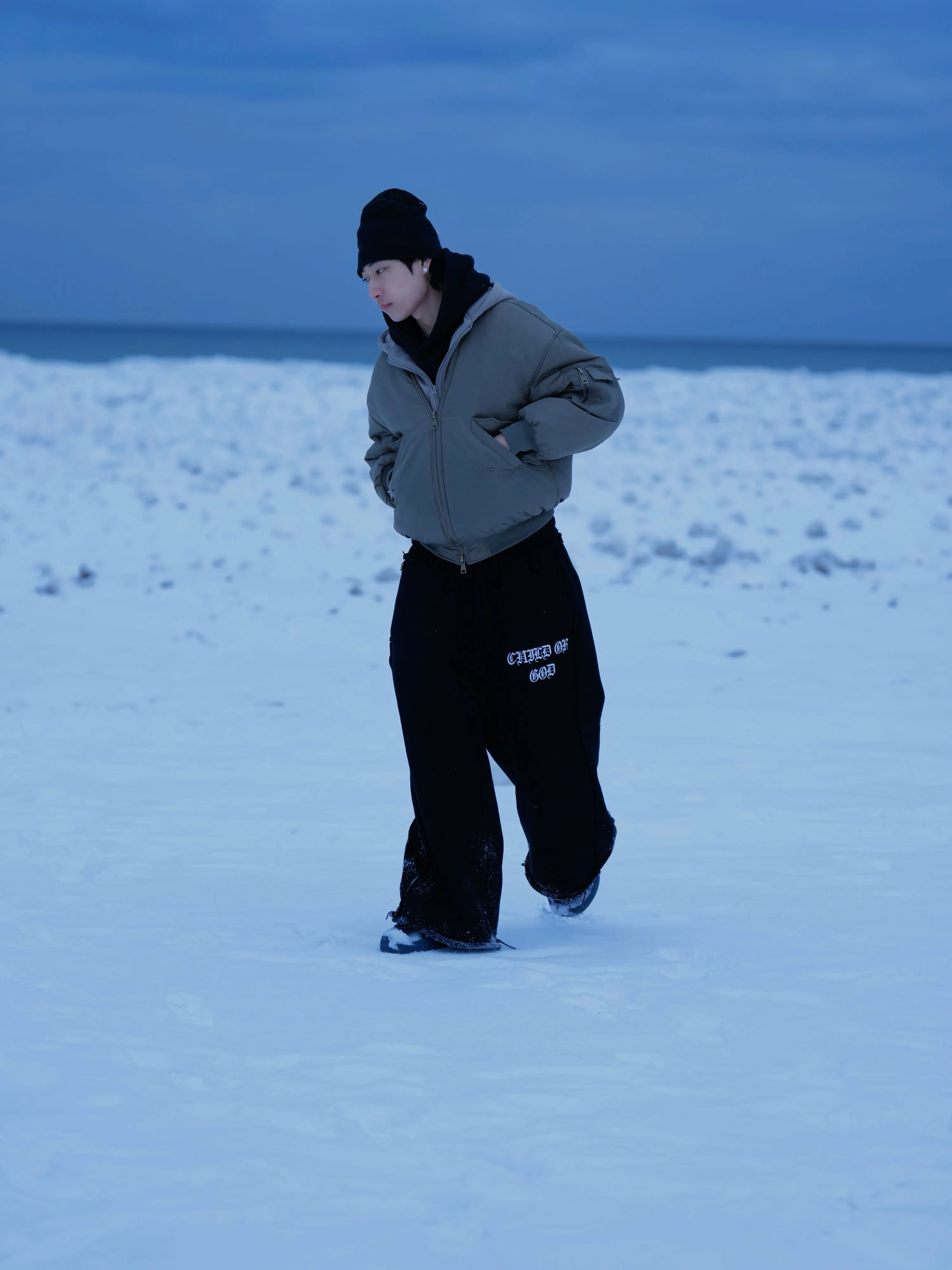 GRACE LAYER BAGGY SWEATPANTS - VOID sold by Prayers Avenue product image thumbnail 5