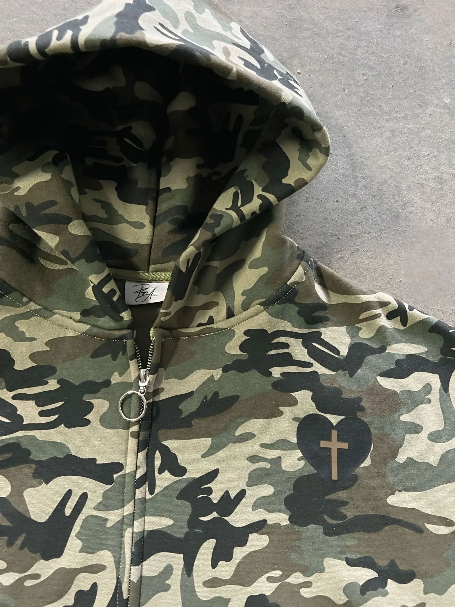 COVERED IN FAITH ZIP HOODIE sold by Prayers Avenue product image thumbnail 3