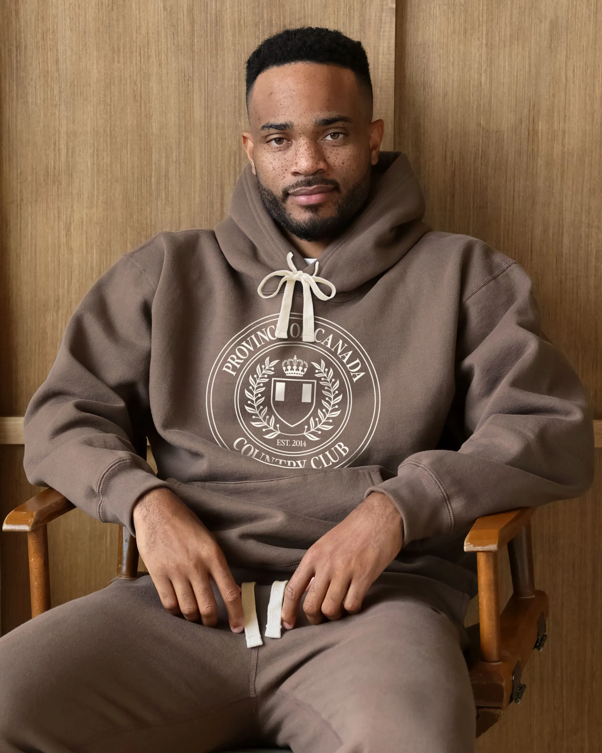 Country Club Fleece Hoodie Chestnut - Unisex sold by Province of Canada product image thumbnail 2