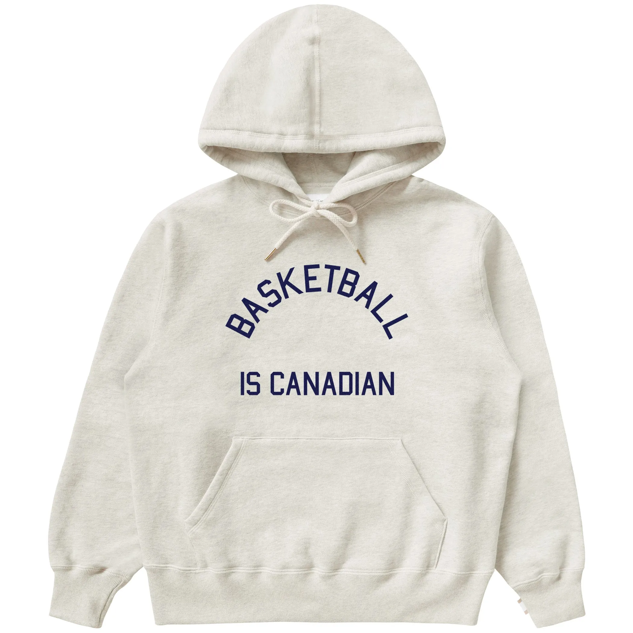 Basketball is Canadian Fleece Hoodie Eggshell - Unisex sold by Province of Canada