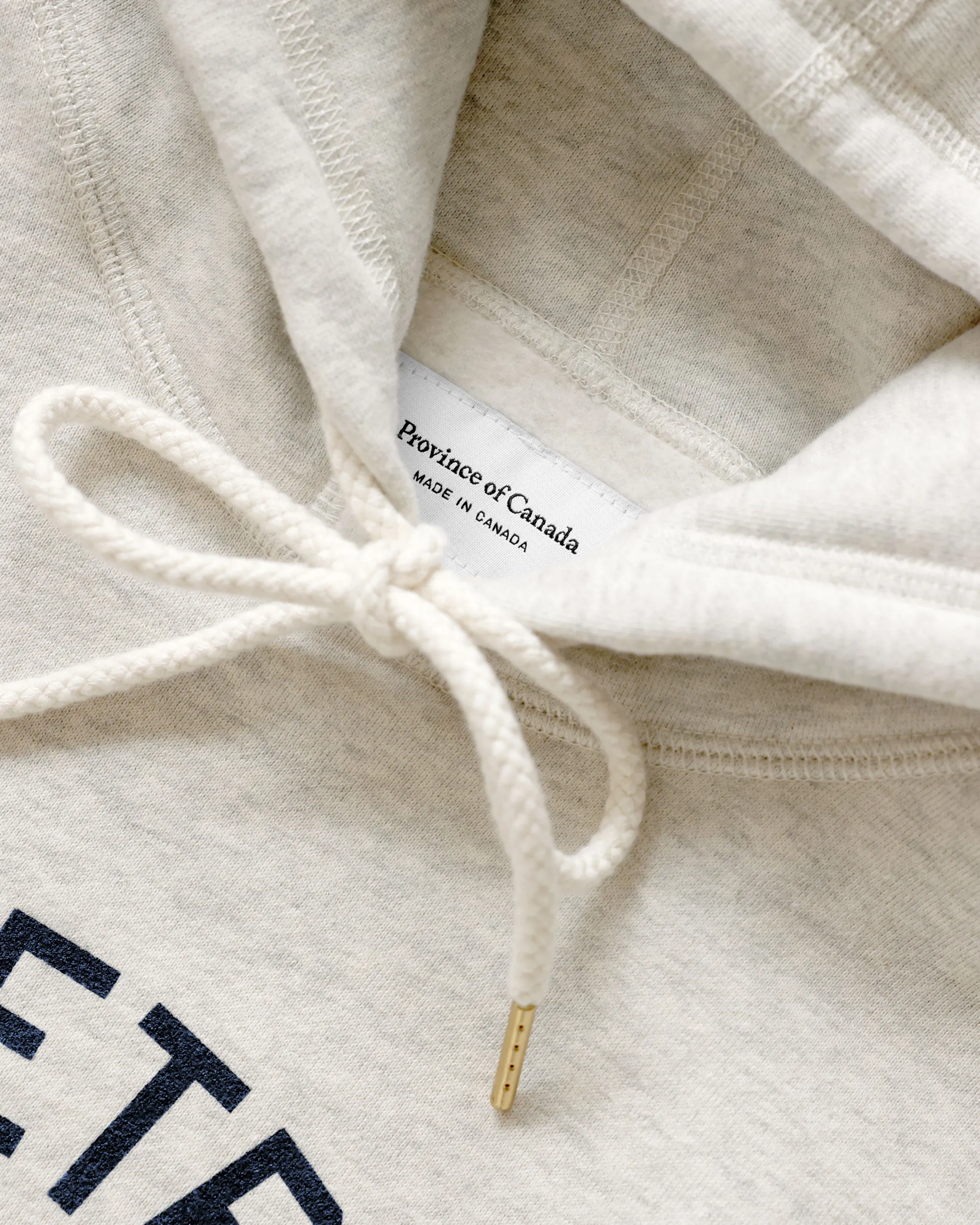 Basketball is Canadian Fleece Hoodie Eggshell - Unisex sold by Province of Canada product image thumbnail 4