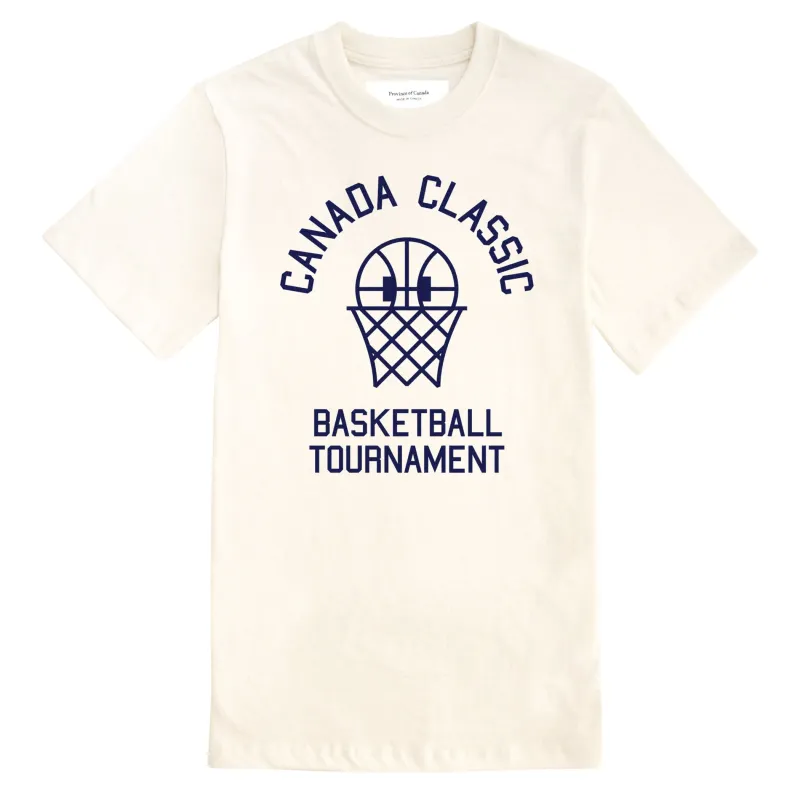 Basketball Tournament Tee Natural - Unisex sold by Province of Canada