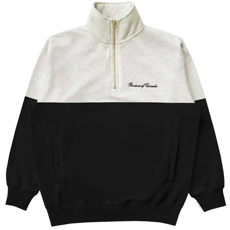 Club Fleece Half Zip Black - Unisex sold by Province of Canada