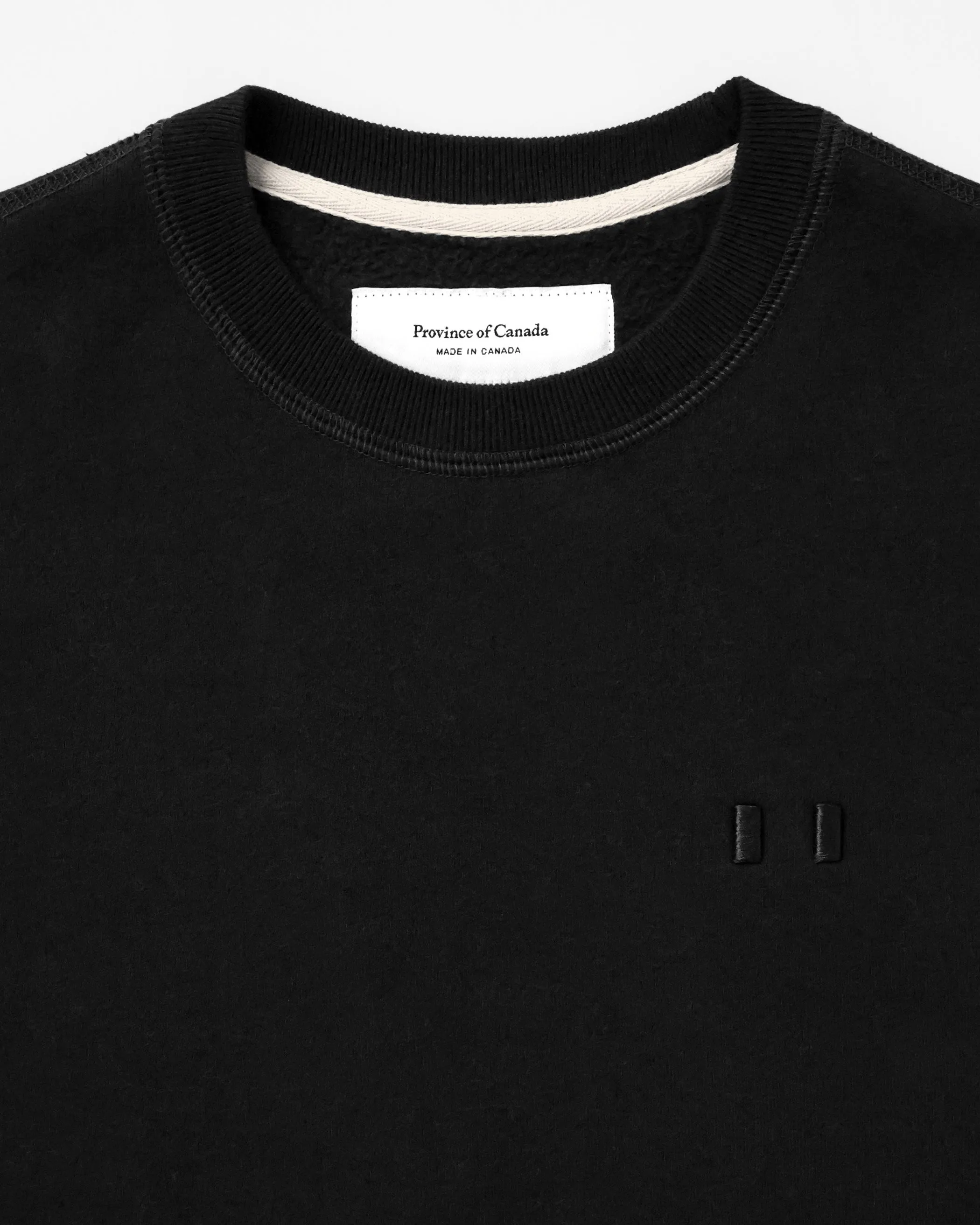 Flag Fleece Sweatshirt Black - Unisex sold by Province of Canada product image thumbnail 2