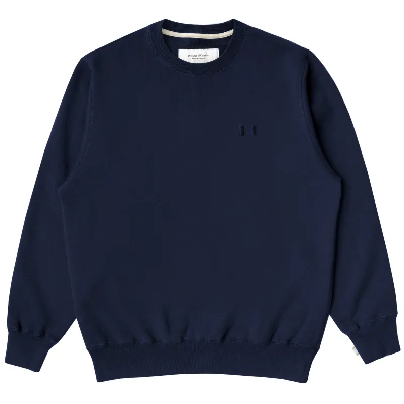 Flag Fleece Sweatshirt Navy - Unisex sold by Province of Canada