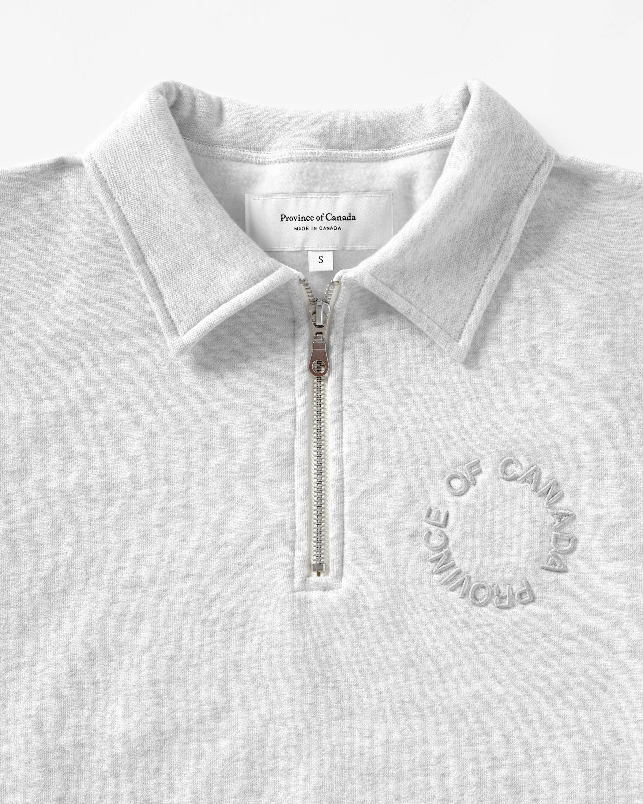 Half Zip Fleece Sweatshirt Cloud - Unisex sold by Province of Canada product image thumbnail 2