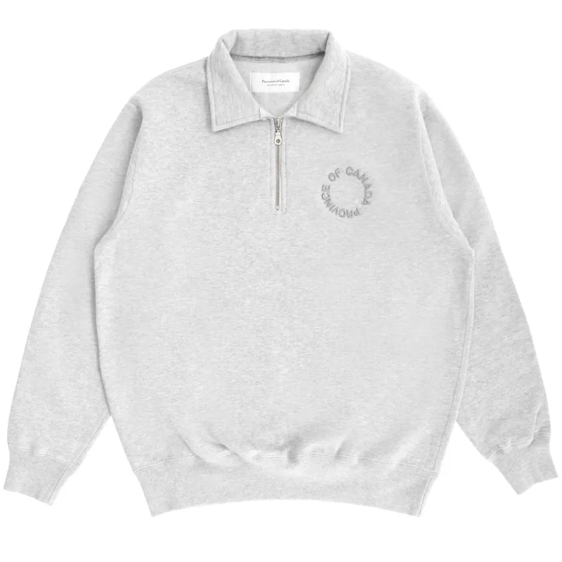 Half Zip Fleece Sweatshirt Cloud - Unisex sold by Province of Canada