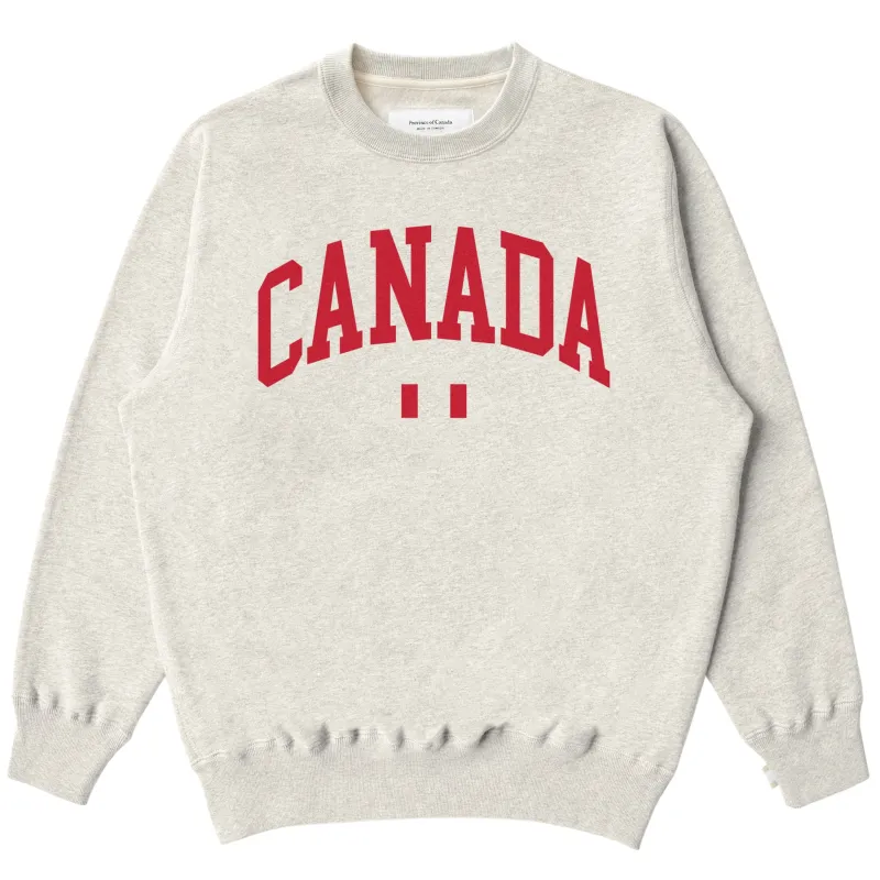 Canada Fleece Sweatshirt Eggshell - Unisex sold by Province of Canada