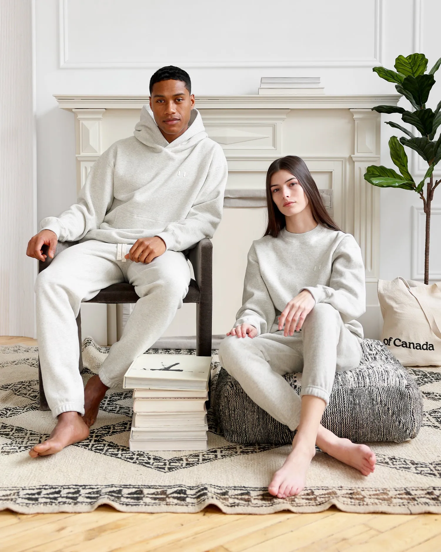 Original - Flag Fleece Sweatpant Eggshell - Unisex sold by Province of Canada product image thumbnail 2