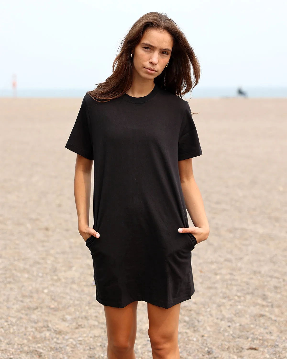Pocket T-Shirt Dress Black sold by Province of Canada product image thumbnail 2