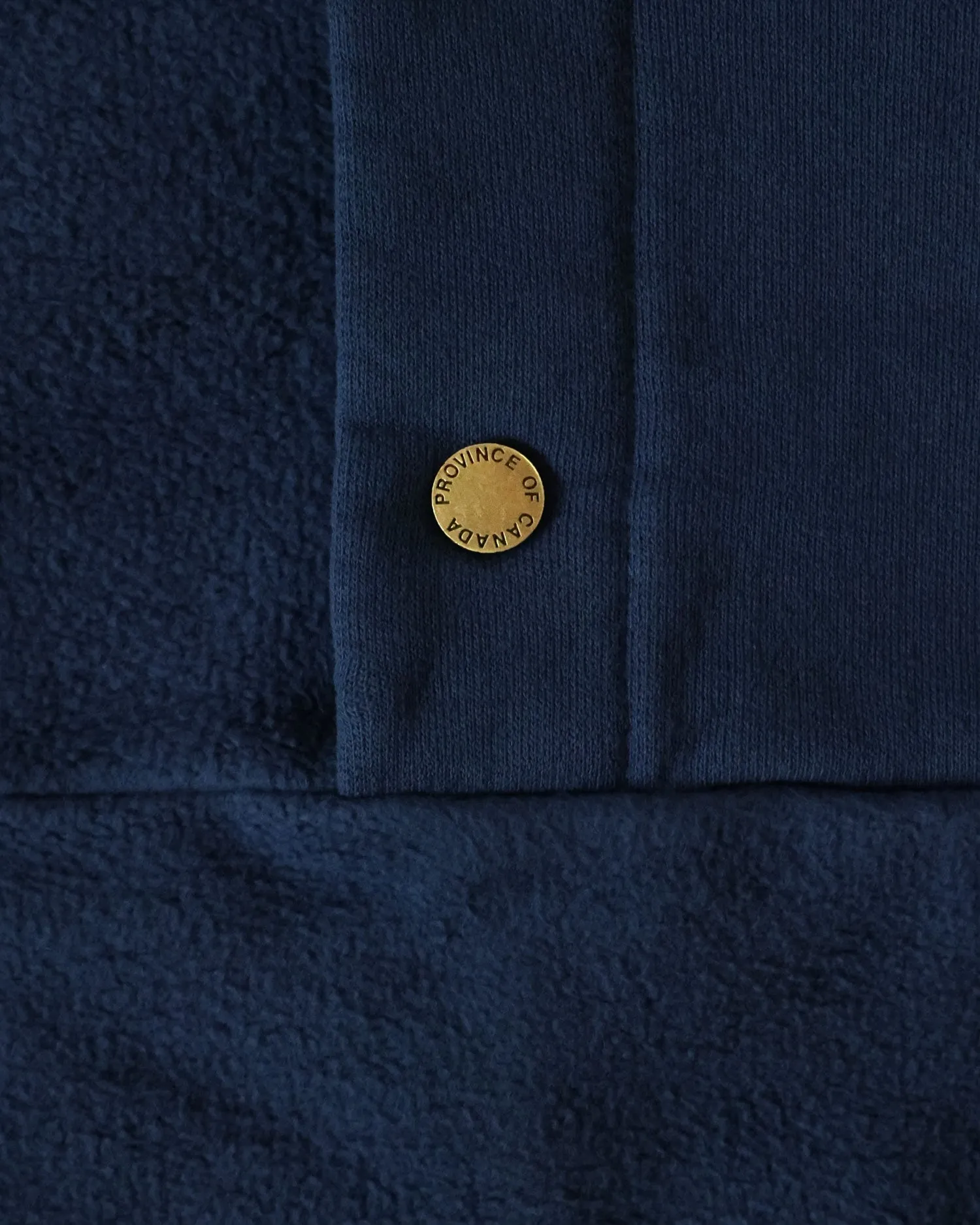 Reverse Fleece Pullover Navy - Unisex sold by Province of Canada product image thumbnail 4