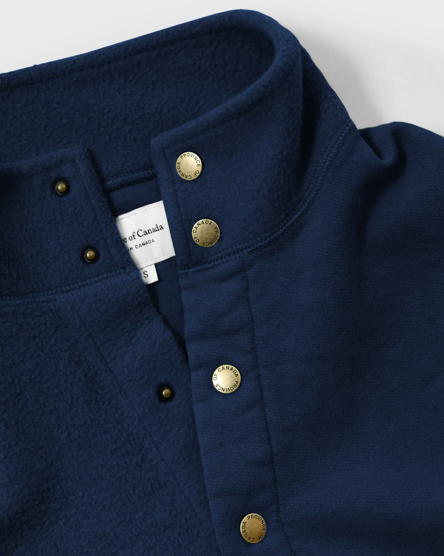 Reverse Fleece Pullover Navy - Unisex sold by Province of Canada product image thumbnail 5