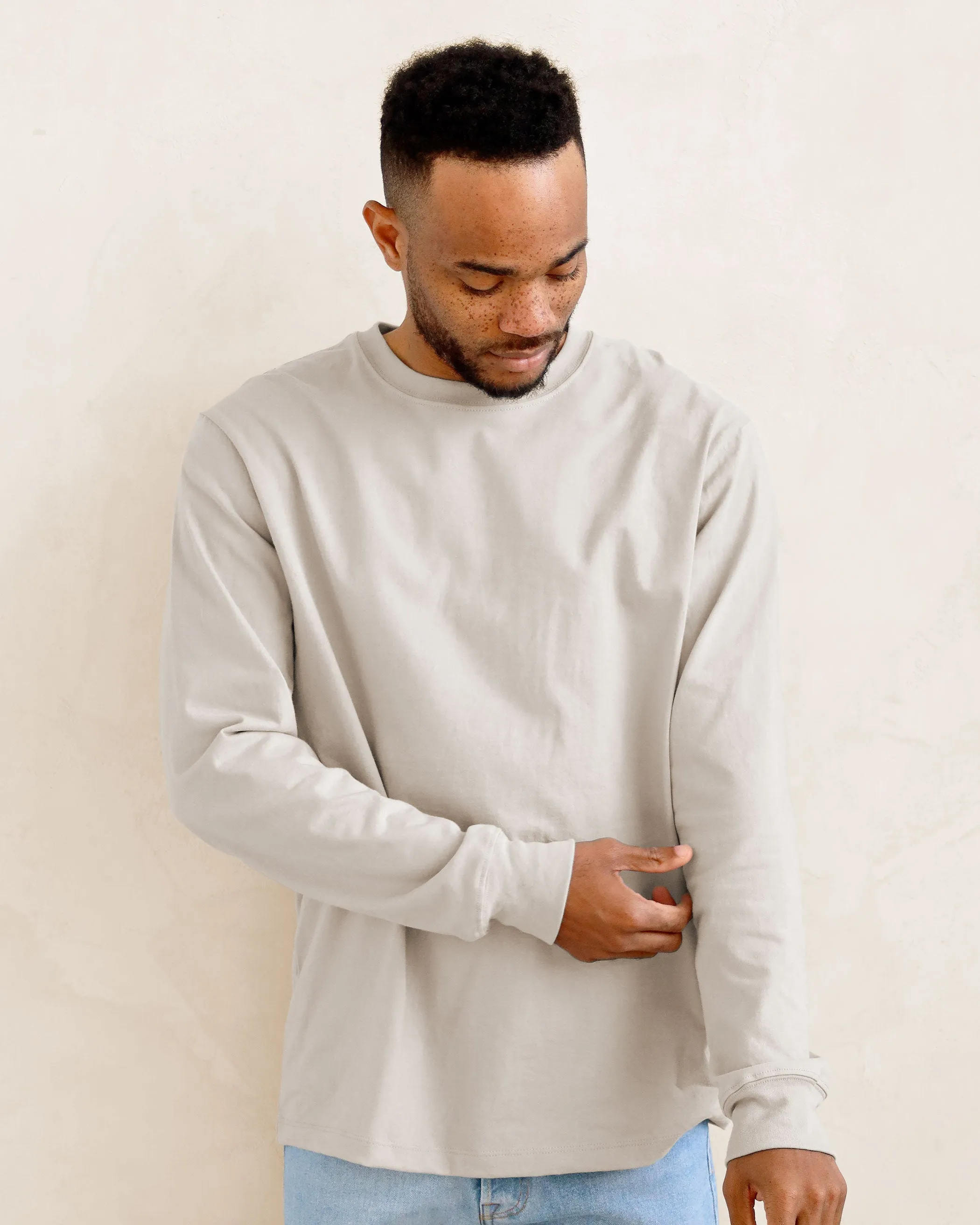 Monday Long Sleeve Tee Putty - Unisex sold by Province of Canada product image thumbnail 3