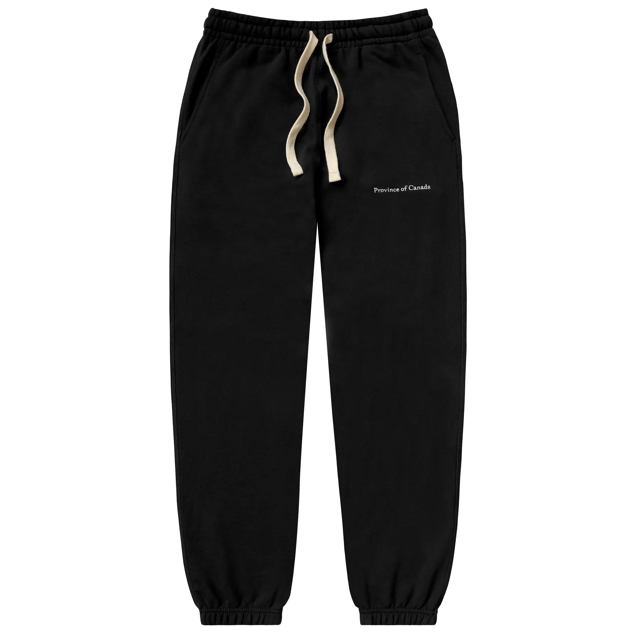 Relaxed French Terry Sweatpant Black - Unisex sold by Province of Canada