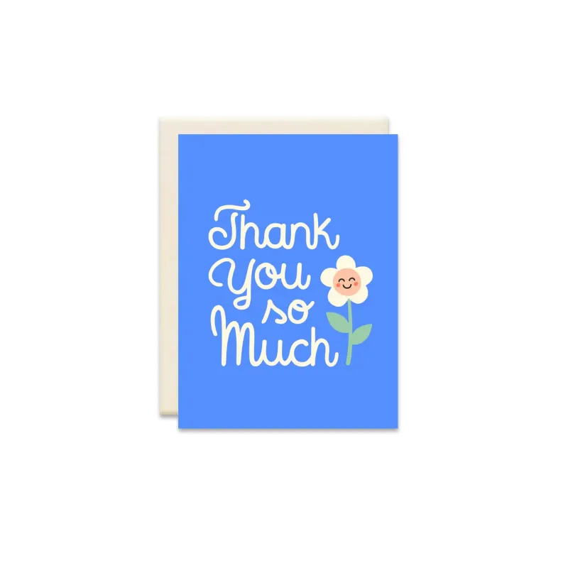 Thank You Flower Greeting Card sold by Province of Canada