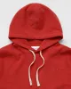 Reverse French Terry Hoodie Red - Unisex sold by Province of Canada