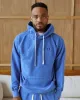Reverse French Terry Hoodie Super Blue - Unisex sold by Province of Canada