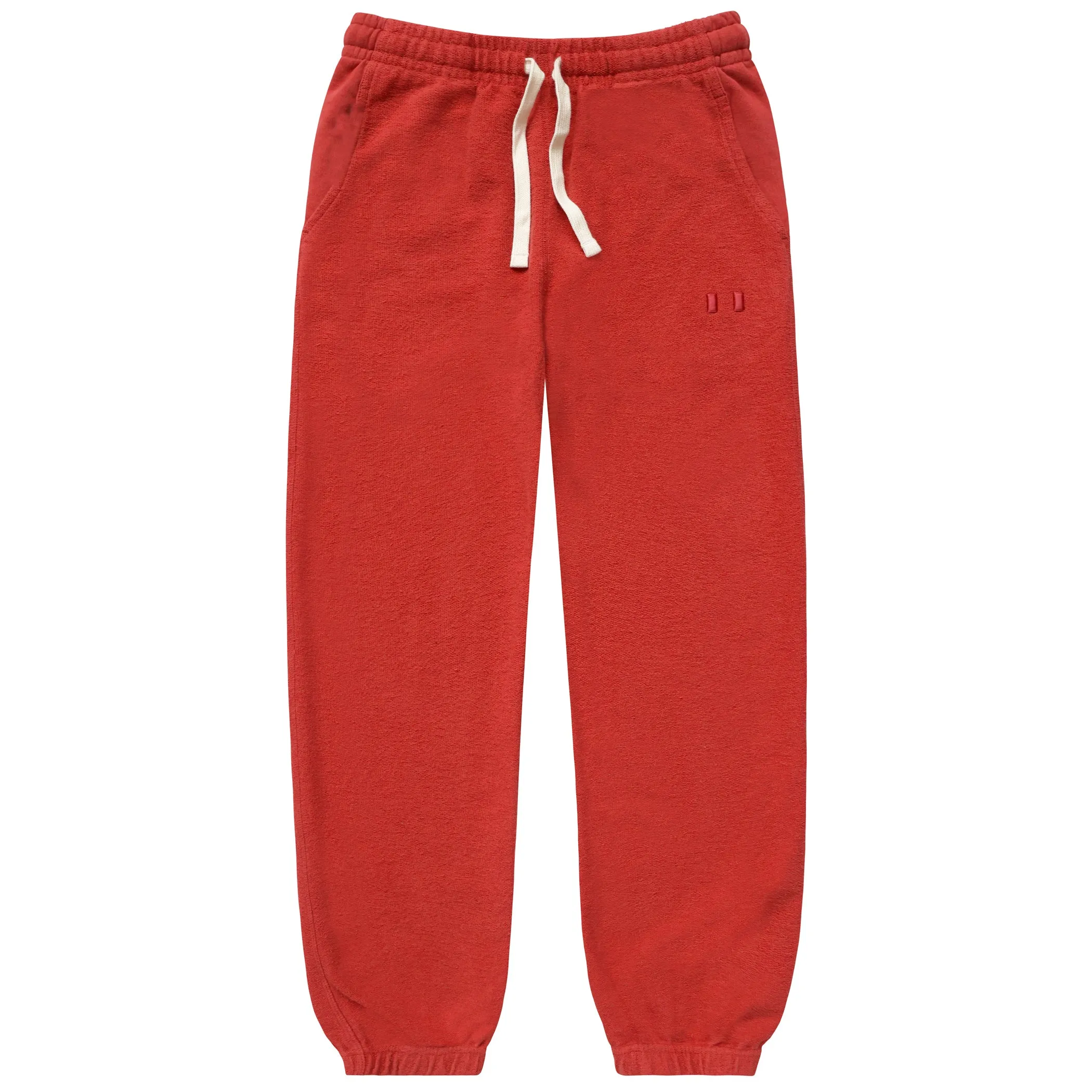 Reverse Relaxed French Terry Sweatpant Red - Unisex sold by Province of Canada