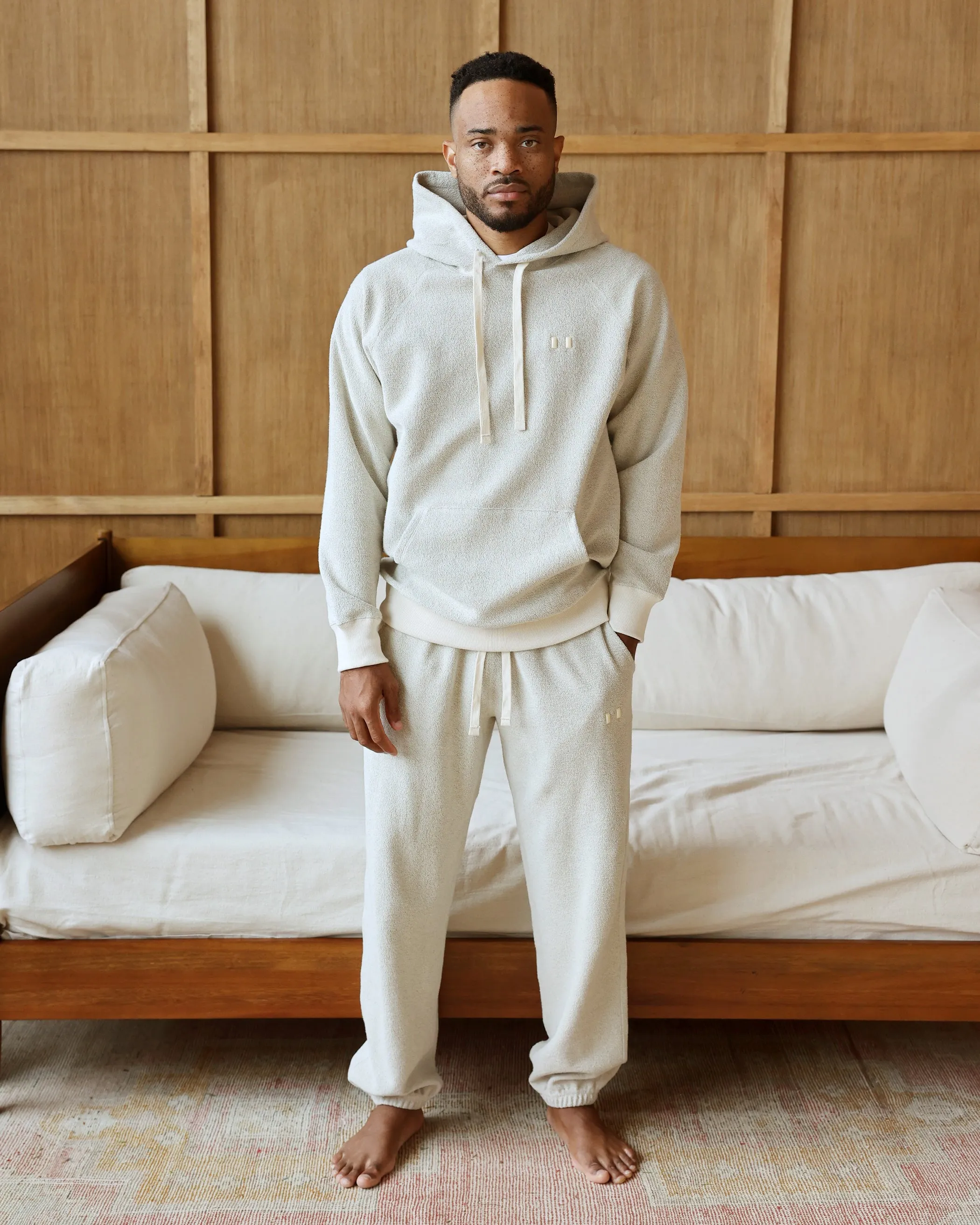 Reverse Relaxed French Terry Sweatpant Natural - Unisex sold by Province of Canada product image thumbnail 3