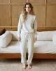 Reverse Relaxed French Terry Sweatpant Natural - Unisex sold by Province of Canada