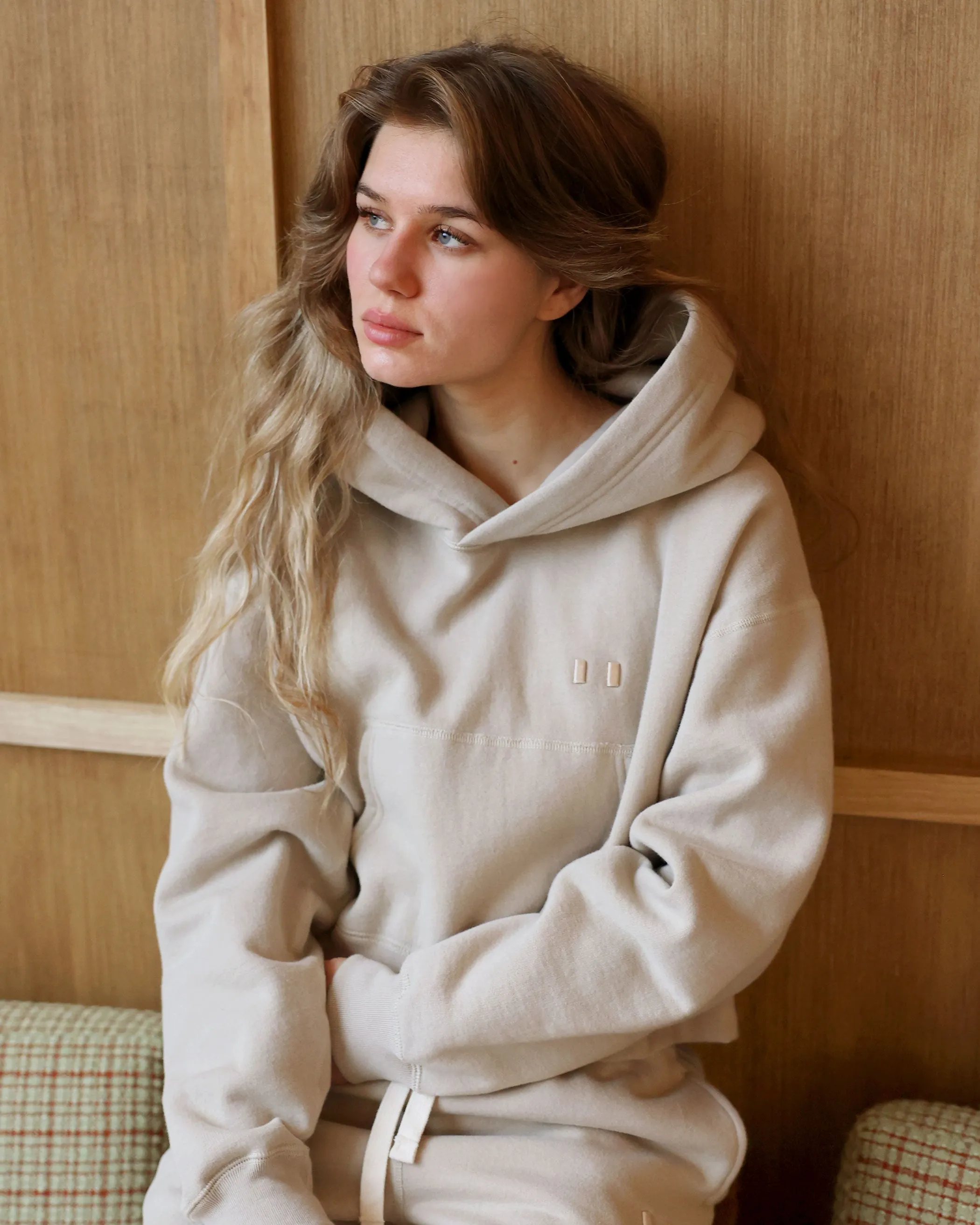 Flag Fleece Crop Hoodie Beach sold by Province of Canada product image thumbnail 3
