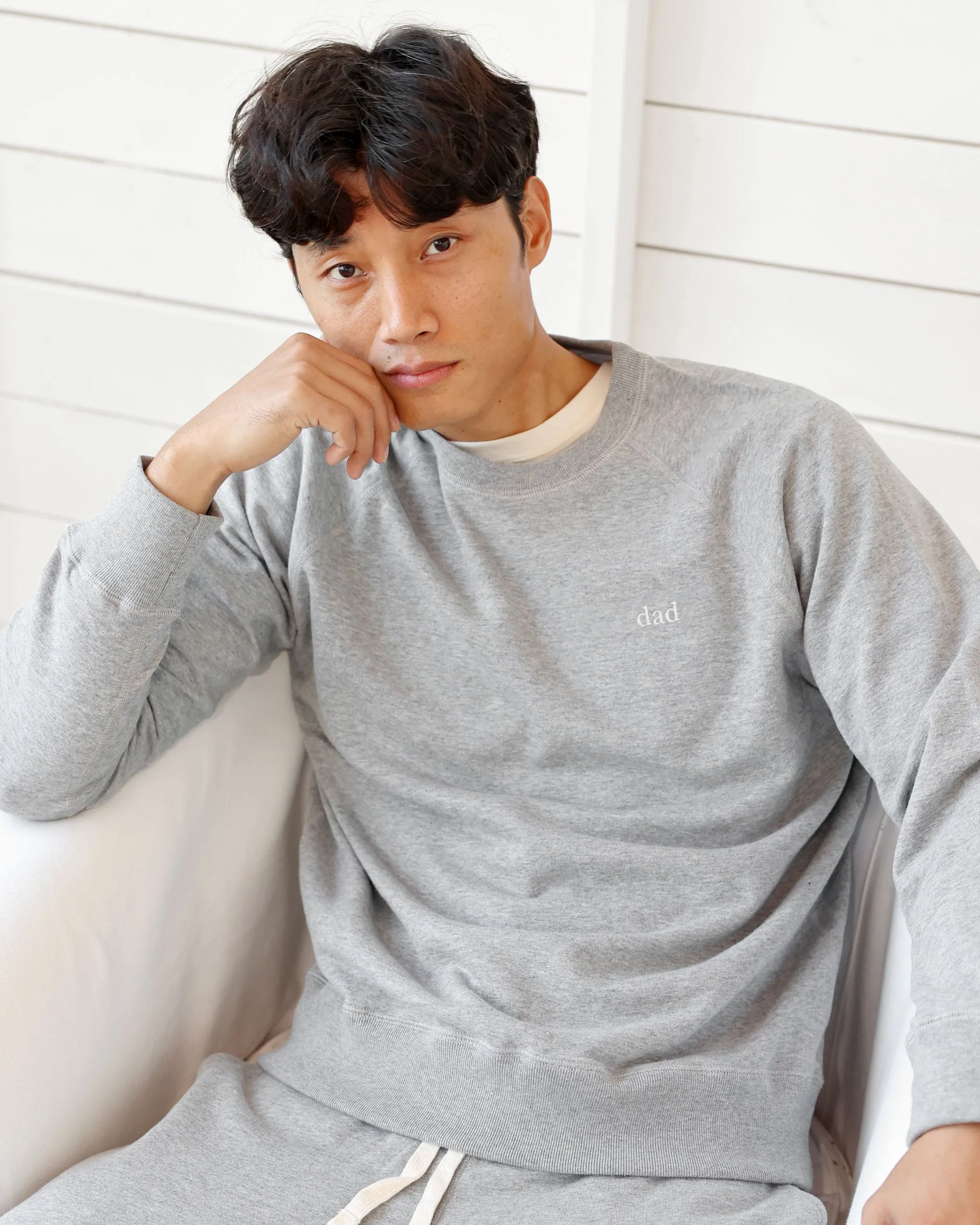 Dad Sweatshirt Heather Grey - Unisex sold by Province of Canada product image thumbnail 2