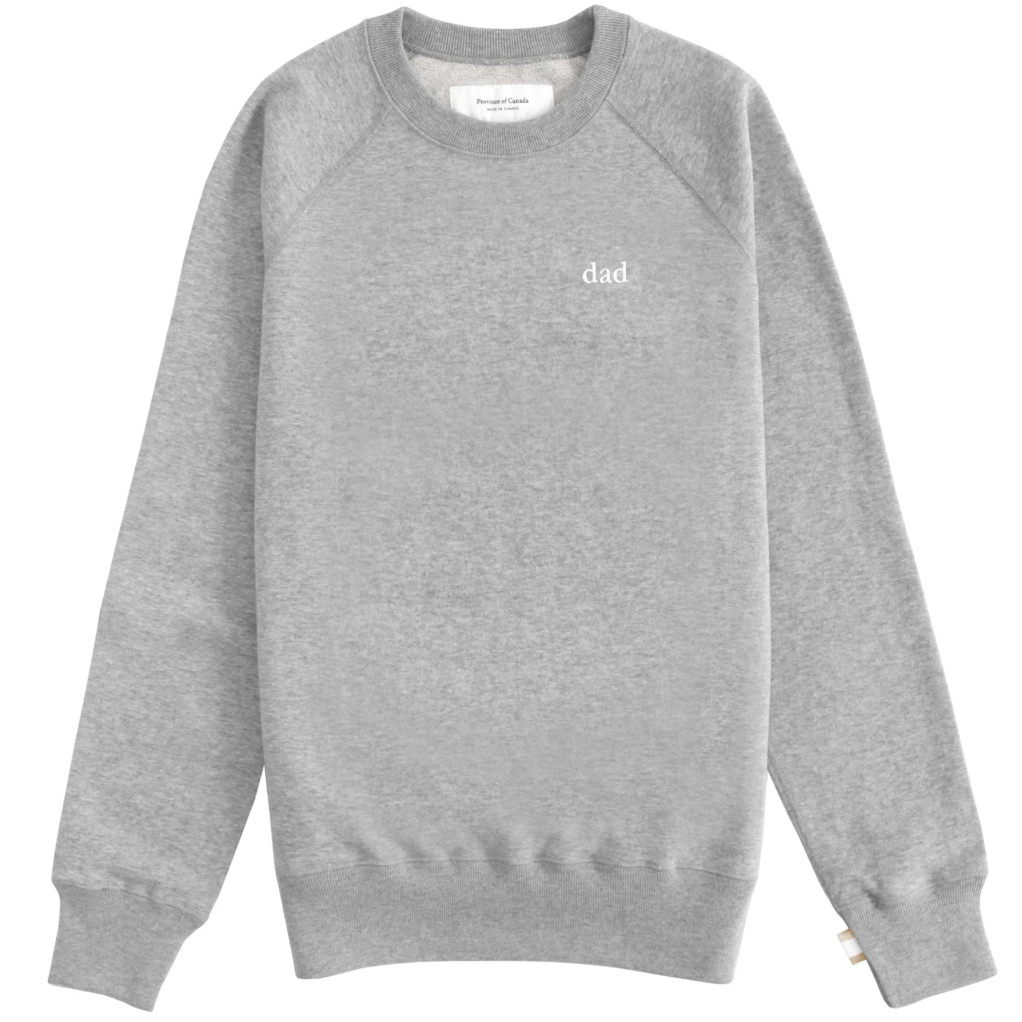 Dad Sweatshirt Heather Grey - Unisex sold by Province of Canada