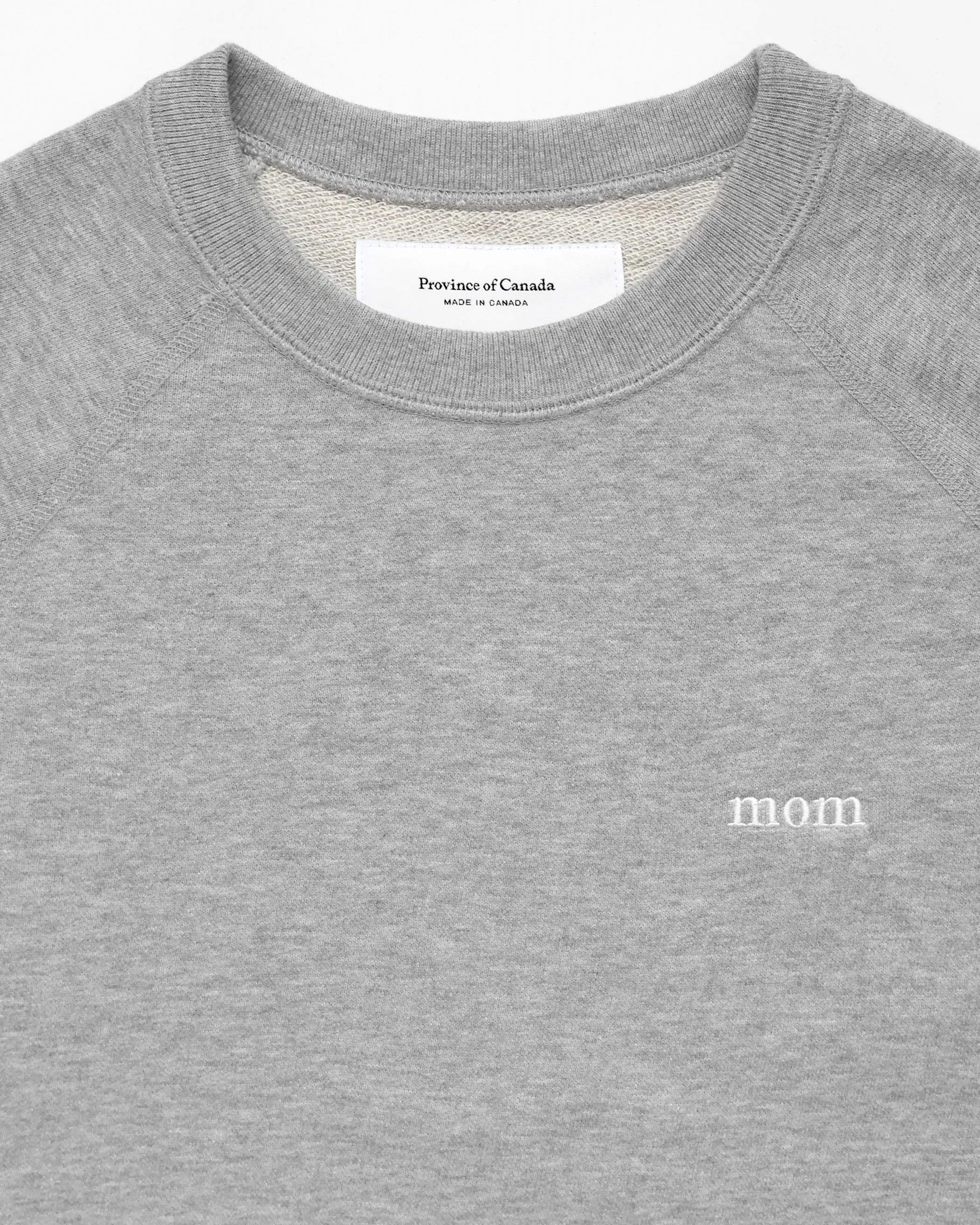 Mom Sweatshirt Heather Grey - Unisex sold by Province of Canada product image thumbnail 3