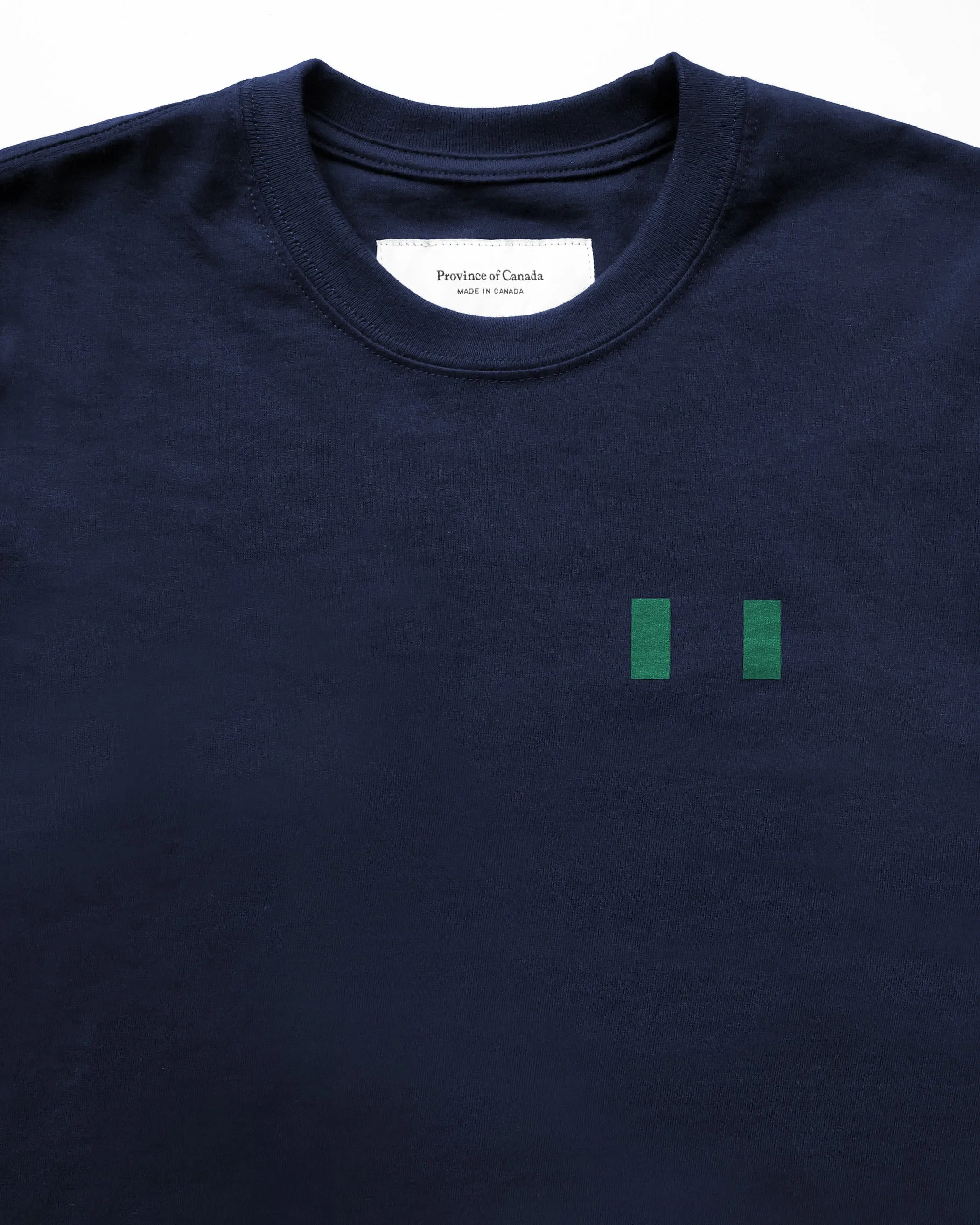 Flag Long Sleeve Tee Navy - Unisex sold by Province of Canada product image thumbnail 2