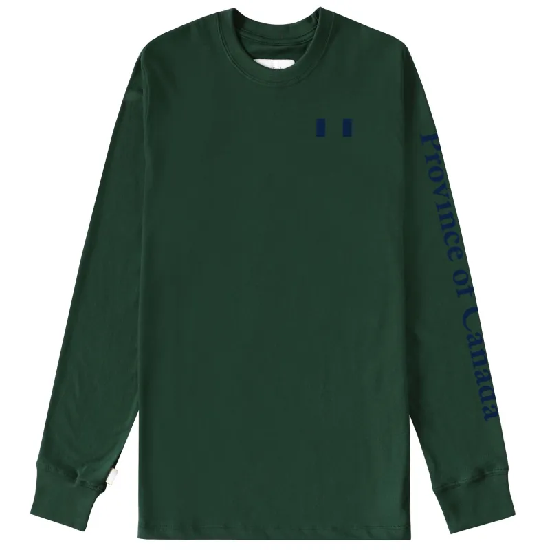 Flag Long Sleeve Tee Forest - Unisex sold by Province of Canada