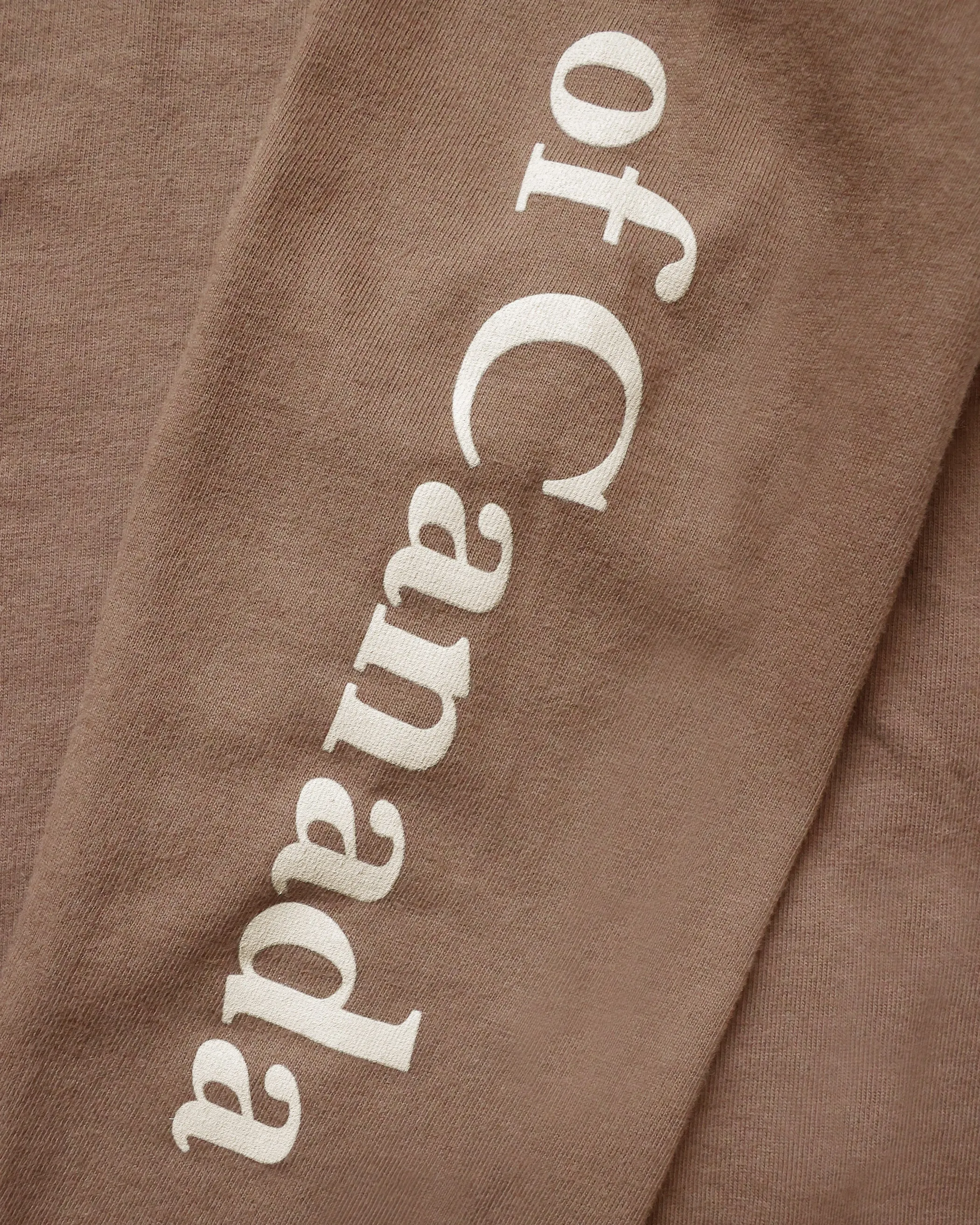 Flag Long Sleeve Tee Cocoa - Unisex sold by Province of Canada product image thumbnail 4