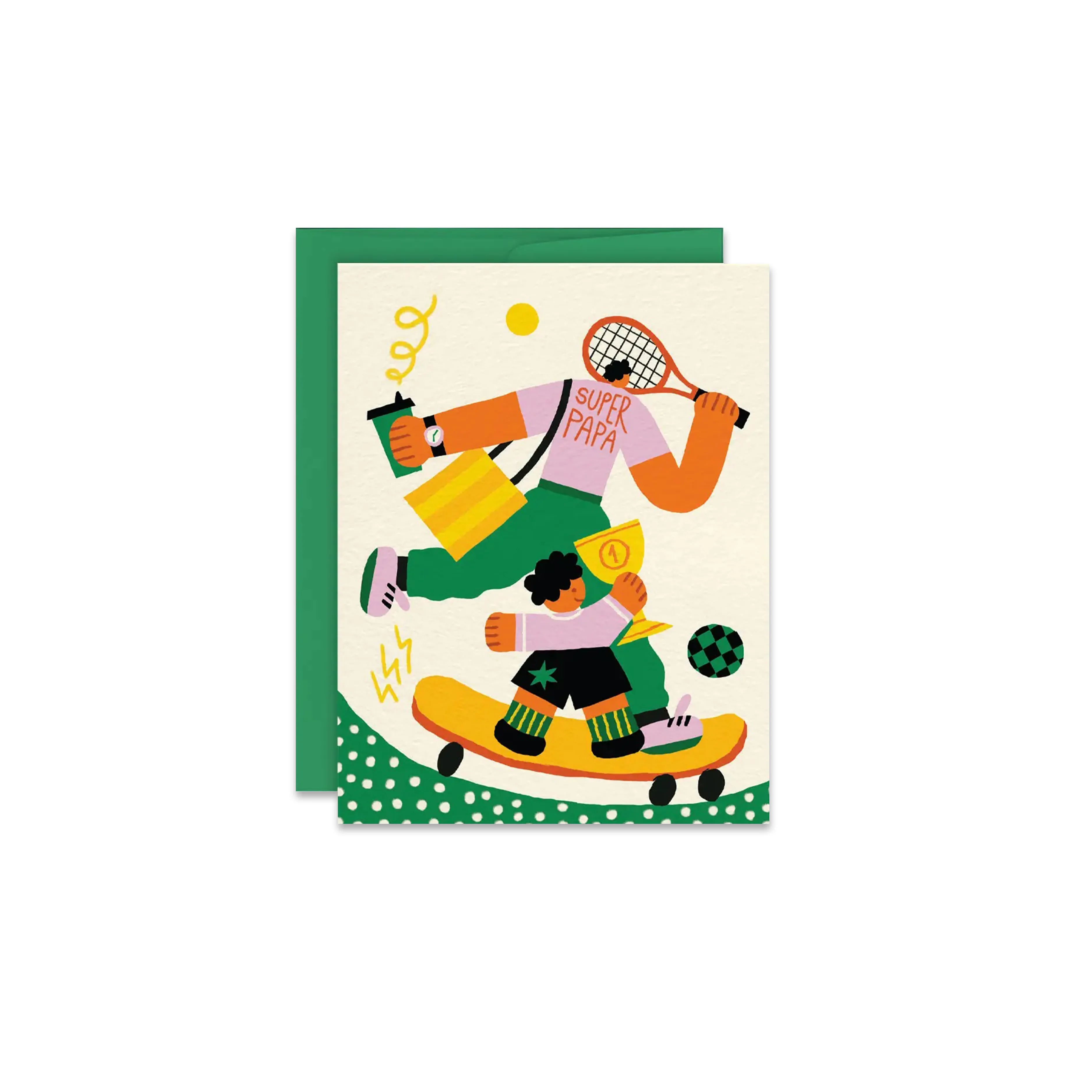 Super Papa Greeting Card sold by Province of Canada