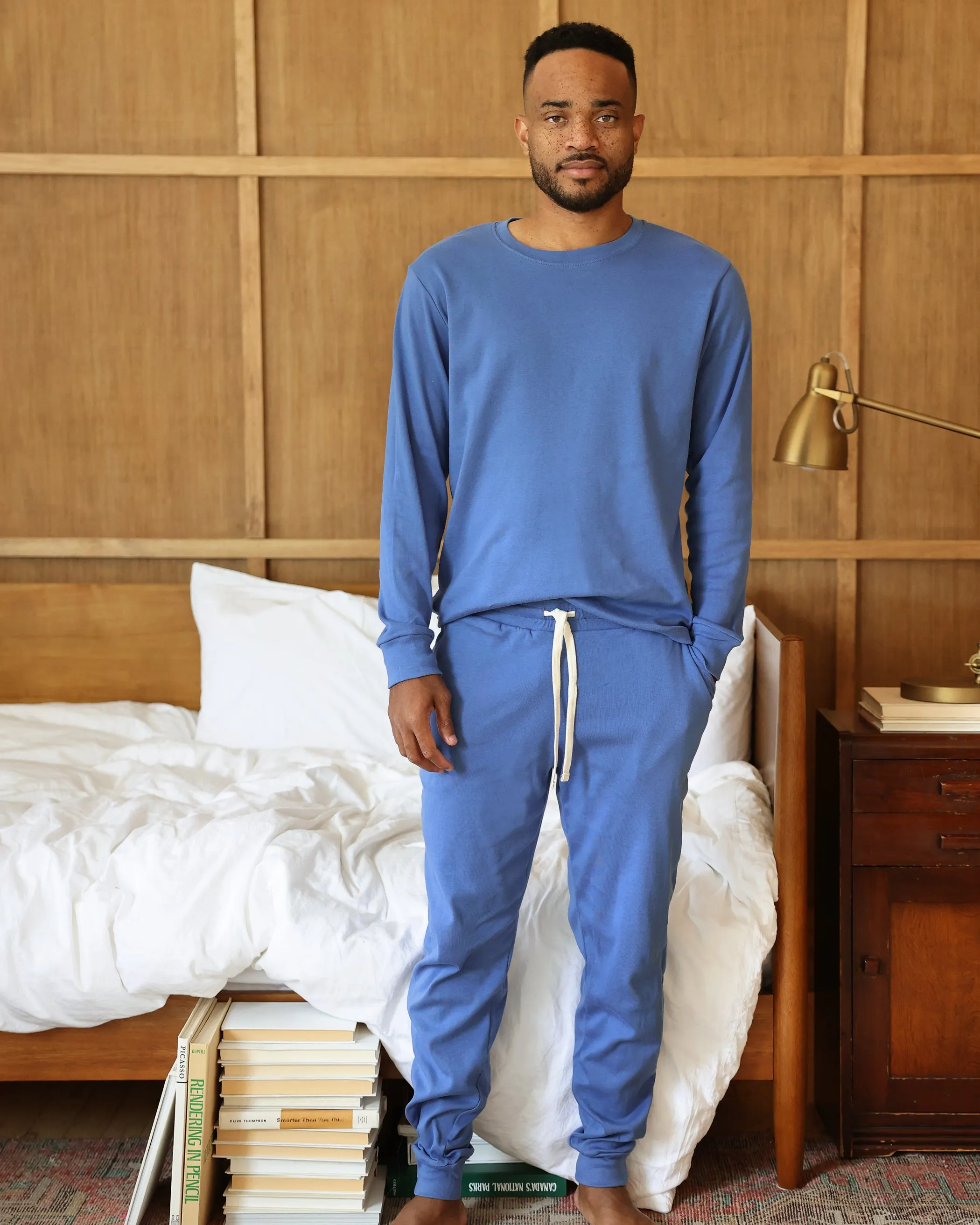 Fine Ribbed Sweatpant River - Unisex sold by Province of Canada product image thumbnail 2