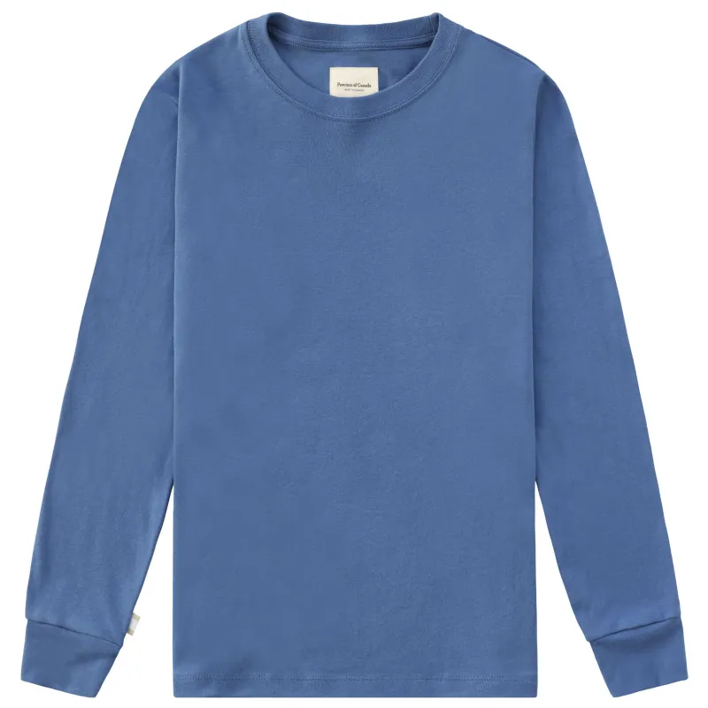 Fine Ribbed Long Sleeve Tee River - Unisex sold by Province of Canada