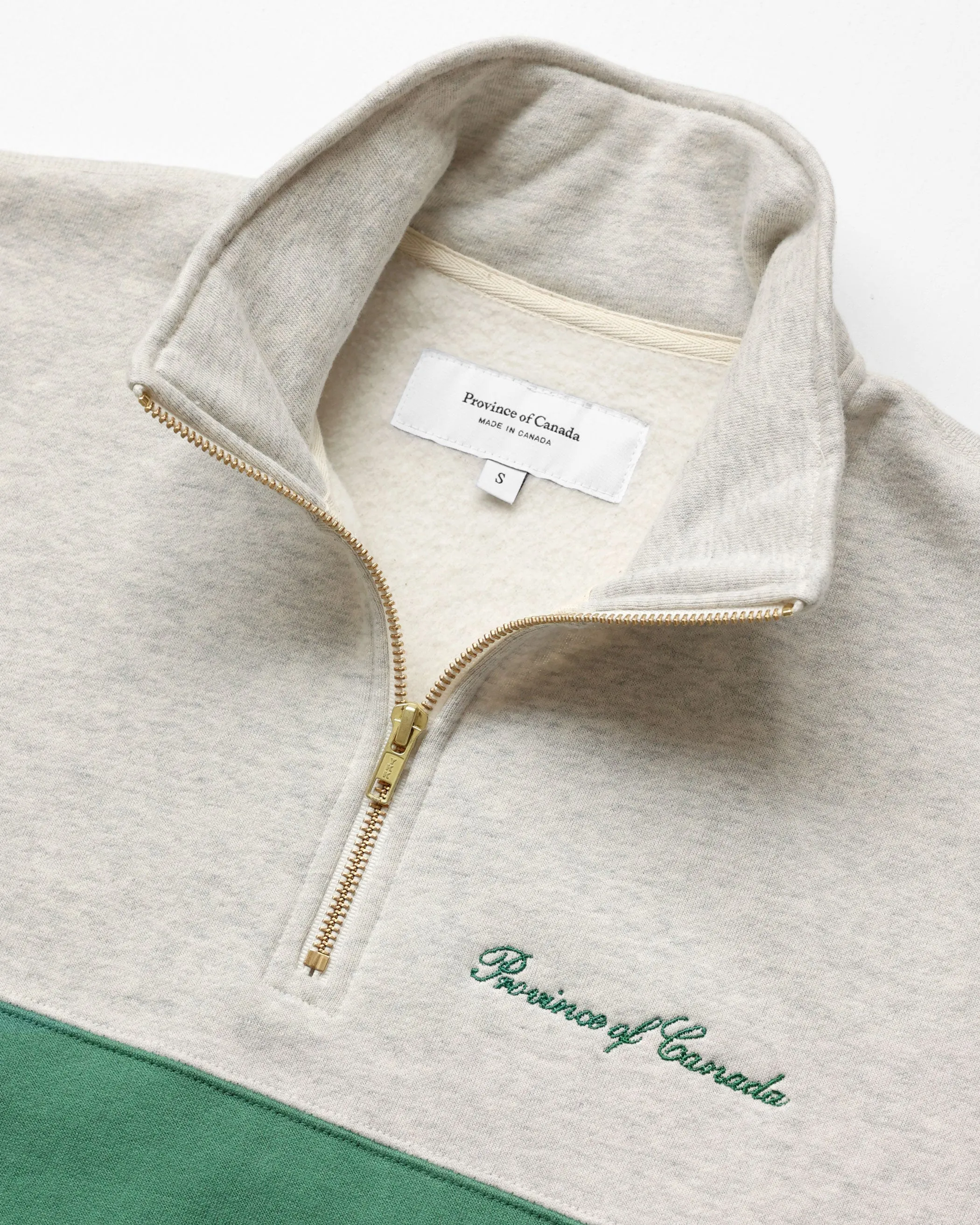 Club Fleece Half Zip Green - Unisex sold by Province of Canada product image thumbnail 3