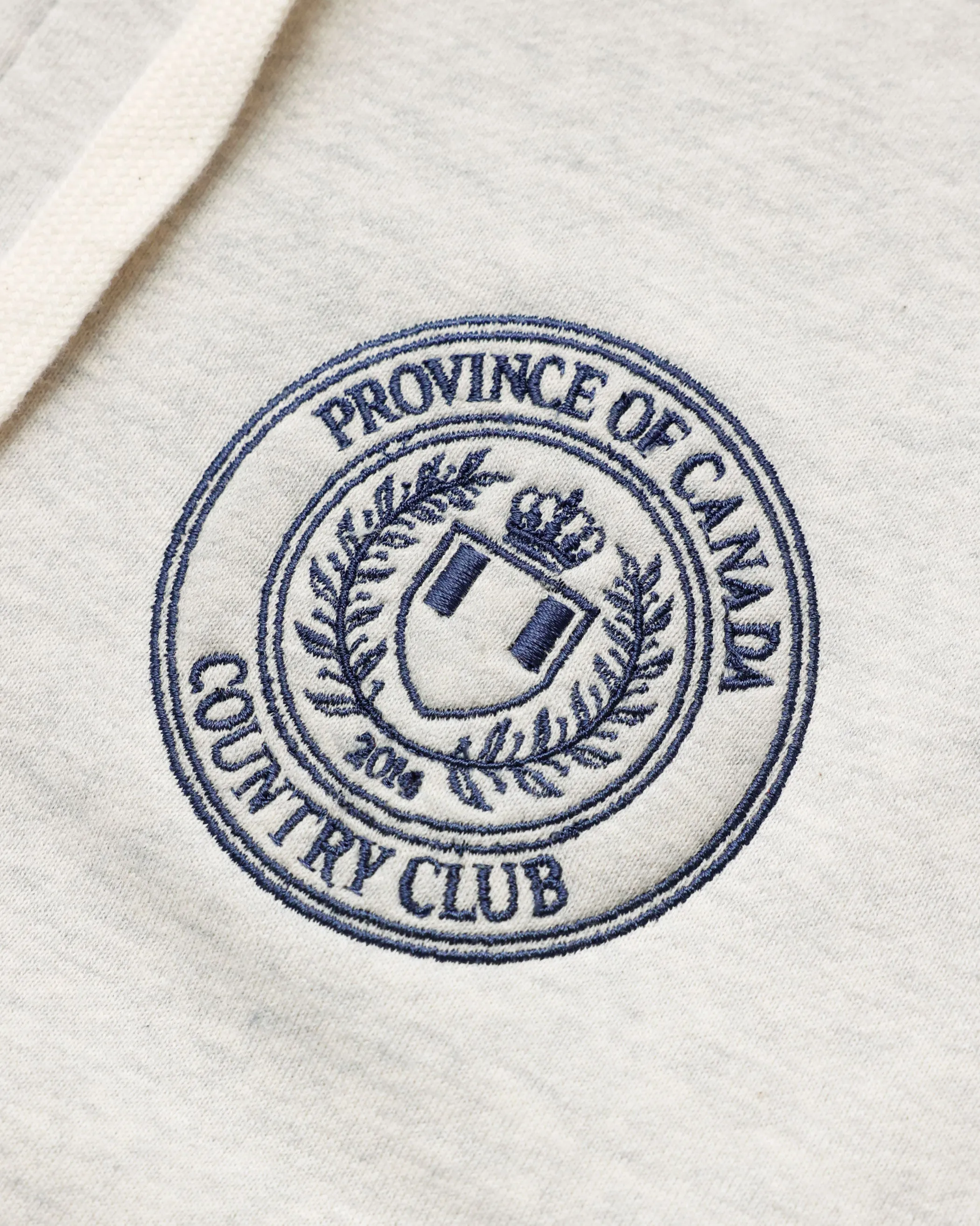 Country Club Fleece Zip Hoodie Eggshell - Unisex sold by Province of Canada product image thumbnail 5